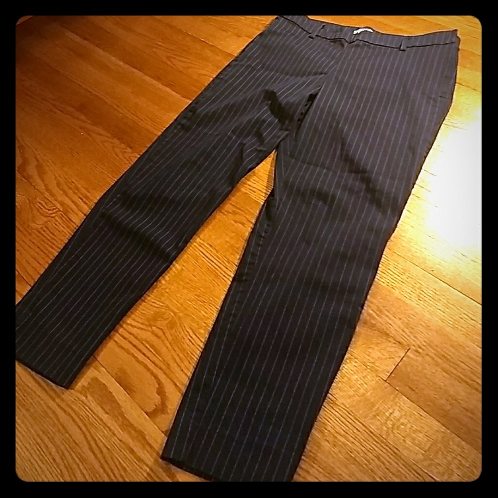Pinstripe H&M pants